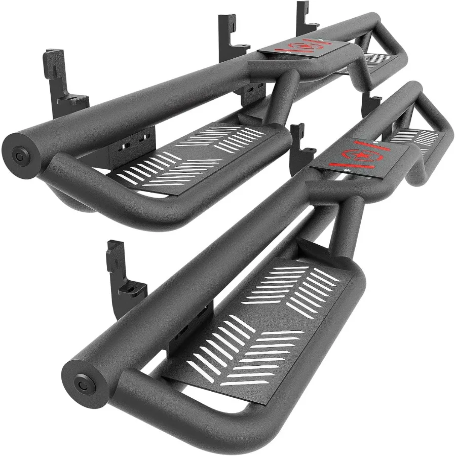 

Подносы для бега, боковые ступеньки, совместимые с Chevy Colorado GMC Canyon Crew Cab 2015-2026, 4 полноразмерные двери, две лестницы, дизайн болта-