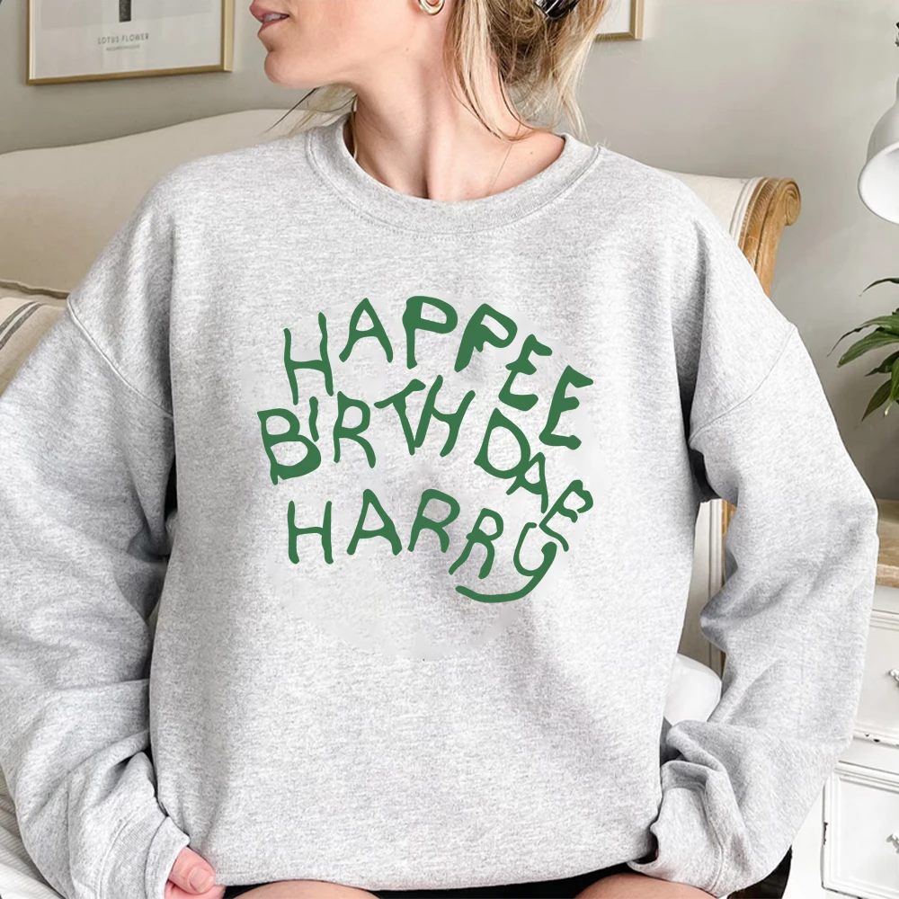 Happee Birthdae Harry Bluza Magic Wizard Sweter Wizard School Bluza z kapturem Unisex Bluzy z długim rękawem Crewneck