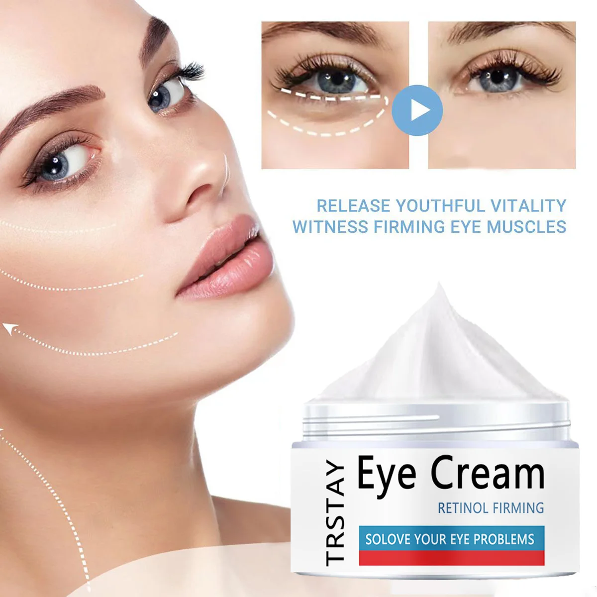 

Face Cream Lifting Anti Aging Anti Eye Bags Moisturizer Facial Treatment Korean Care whitening cream for dark skin