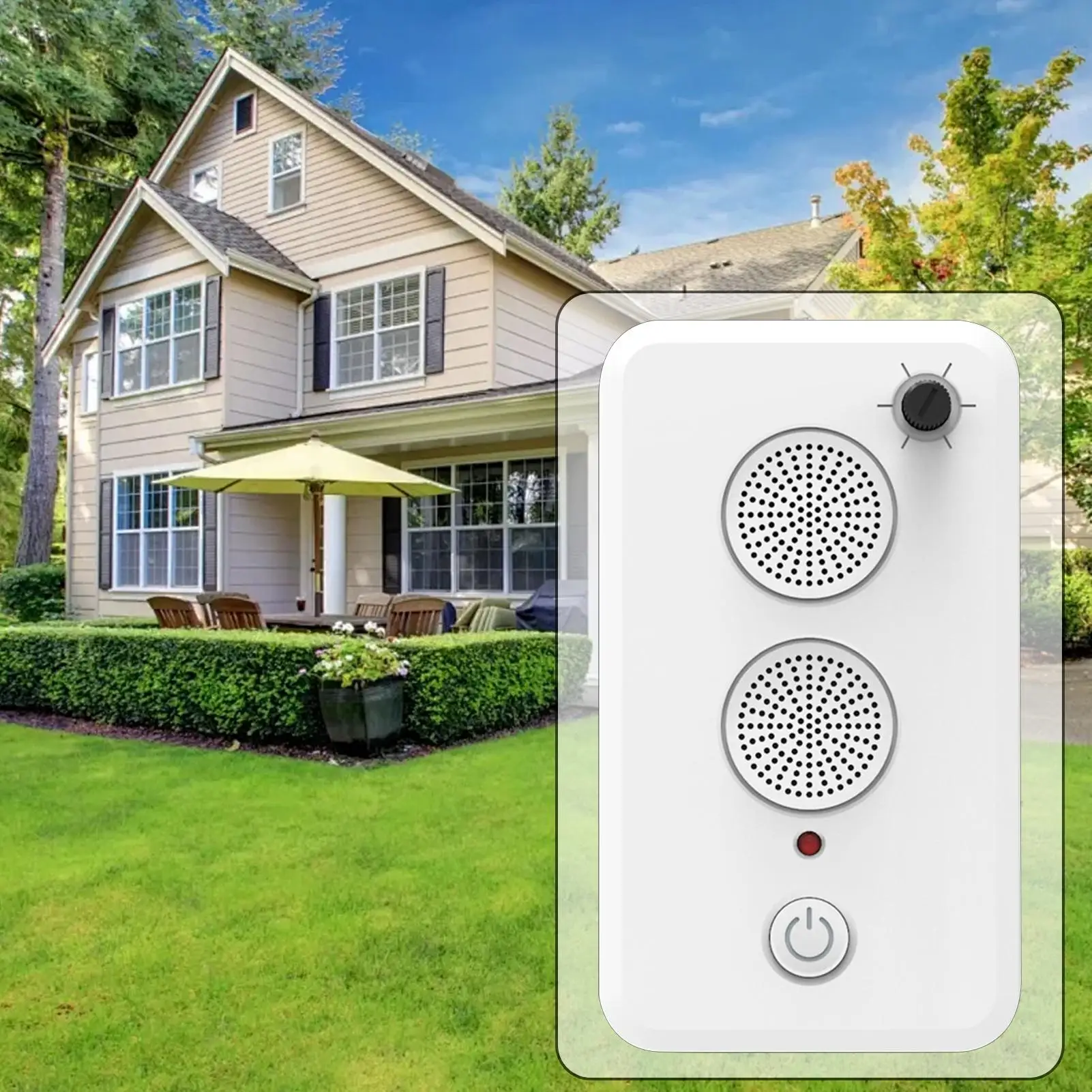 Bat Repeller Devices Adjustable Electric Animal Trap Ultrasonic Anti bat Electronic Training Device for Attic House Garden ﻿