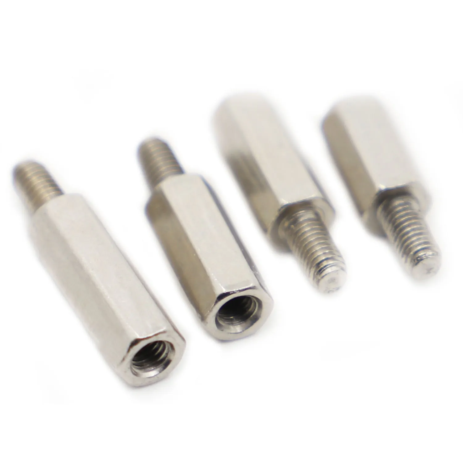 M2 M2.5 M3 M4 Nickel Plated Steel Male to Female Standoff Spacer Hexagonal Stud Spacer Pillars image 4