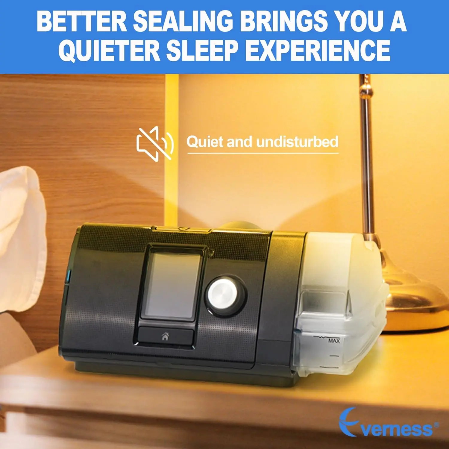 Сменная водяная камера, совместимая с AirSense 10 и AirCurve 10, надежное уплотнение и долговечность. Поставляется Everness.