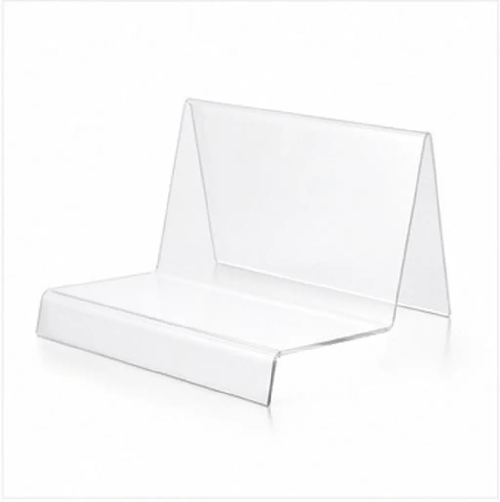 1Pcs Premium Acrylic Handbag Display Stand Smooth Polished Freestanding Design for Handbag Organization Retail Shop Display