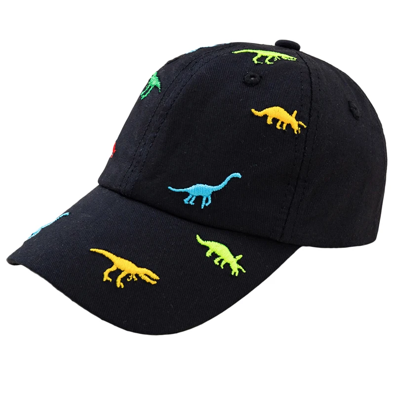 Toddler Baseball Cap Baby Hats Baby Boys Cap Sun Hat Print Dinosaur Embroidered Trucker Hats for Boys Girls 6m-3y