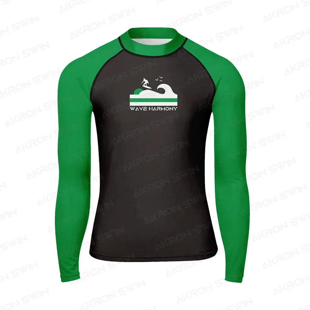Diving T-Shirt Long Sleeve Rash Guard Men Surf Clothing Beach Floatsuit Surfing Diving Sun Protection Water Sports Rashguard