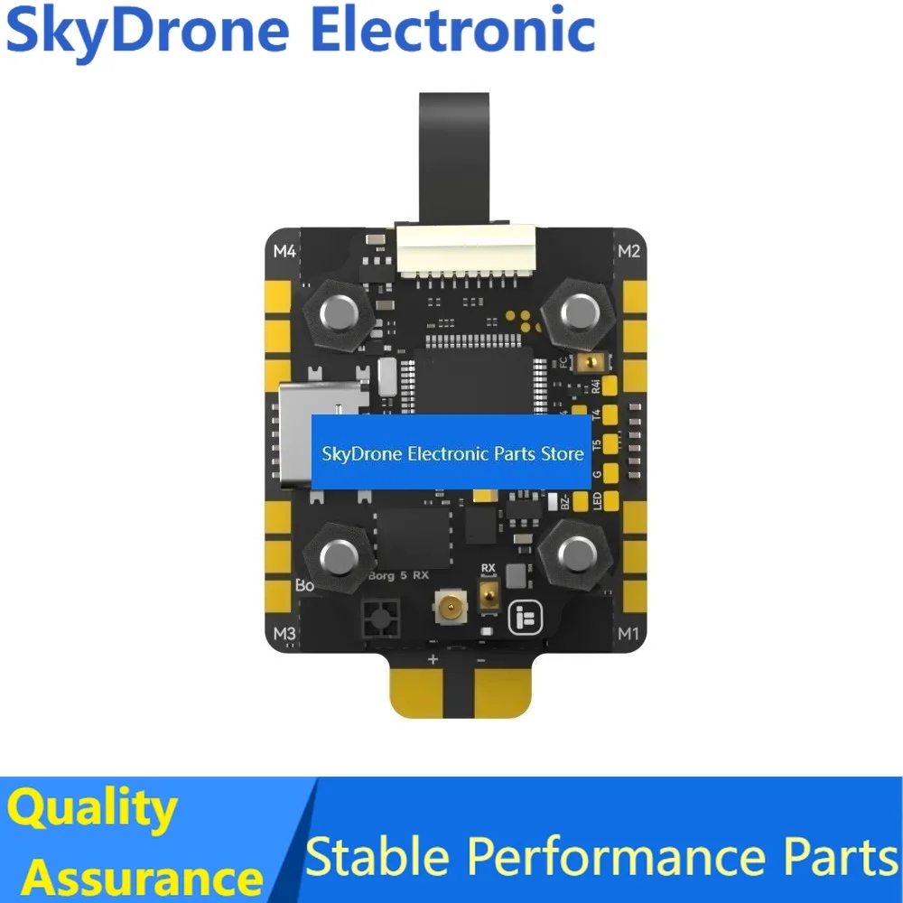 SkyDEliFlight Borg 5S RX Stack with Borg 5S RX FC Flight Controller / Borg 60RS ESC for FPV Racing Parts