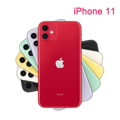 Teléfono móvil Original Apple iPhone 11 4G 6,1 ''4GB RAM 64/128GB ROM 12MP A13 Face ID teléfono móvil desbloqueado