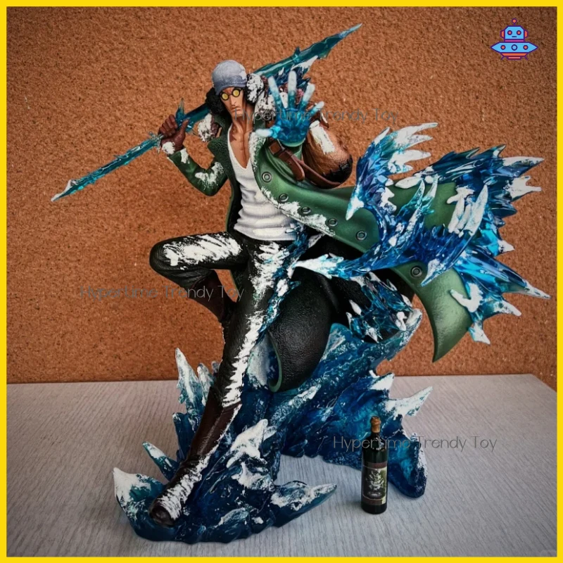 

In Stock One Piece Anime Rebel Aokiji Figure 30cm PVC Light-up Model Premium Trendy Ornament Collectible Gift for Fans
