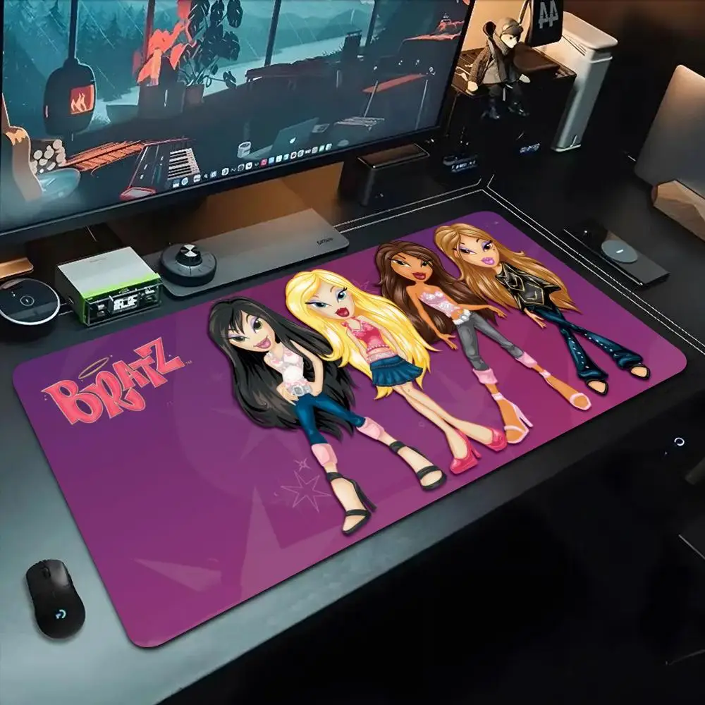 

Bratz Mouse Pad 500X1000 mm Large Gaming Mousepad Gamer XL Rubber Otaku Keyboard Pad Laptop Desk Mat