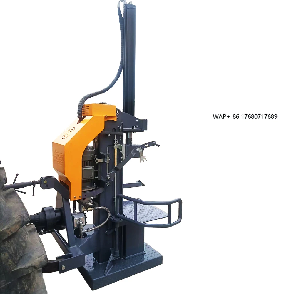 CE Certified Vertical Wood Splitter 18/22/26Ton Splitting Force Hydraulic Forestry Equipment PTO Electric Motor