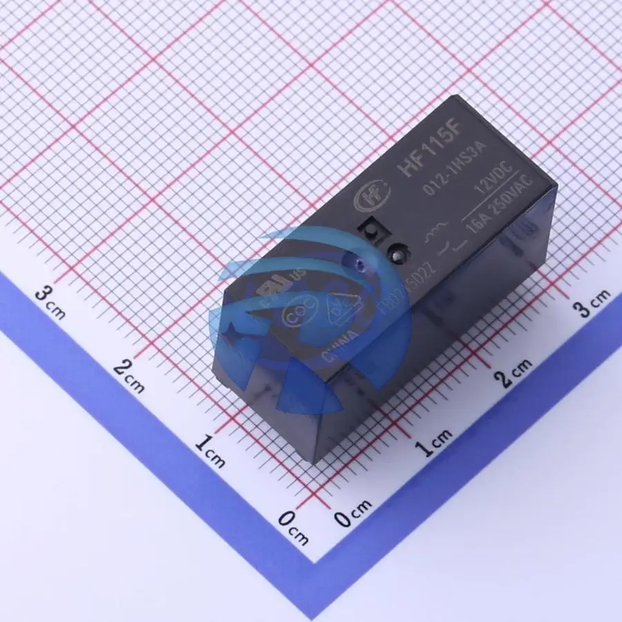 HF115F/012-1HS3A 12V 16A@250VAC 16A One Normally Open: 1A (SPST-NO) DIP,12.7x29mm Power Relays china supplier