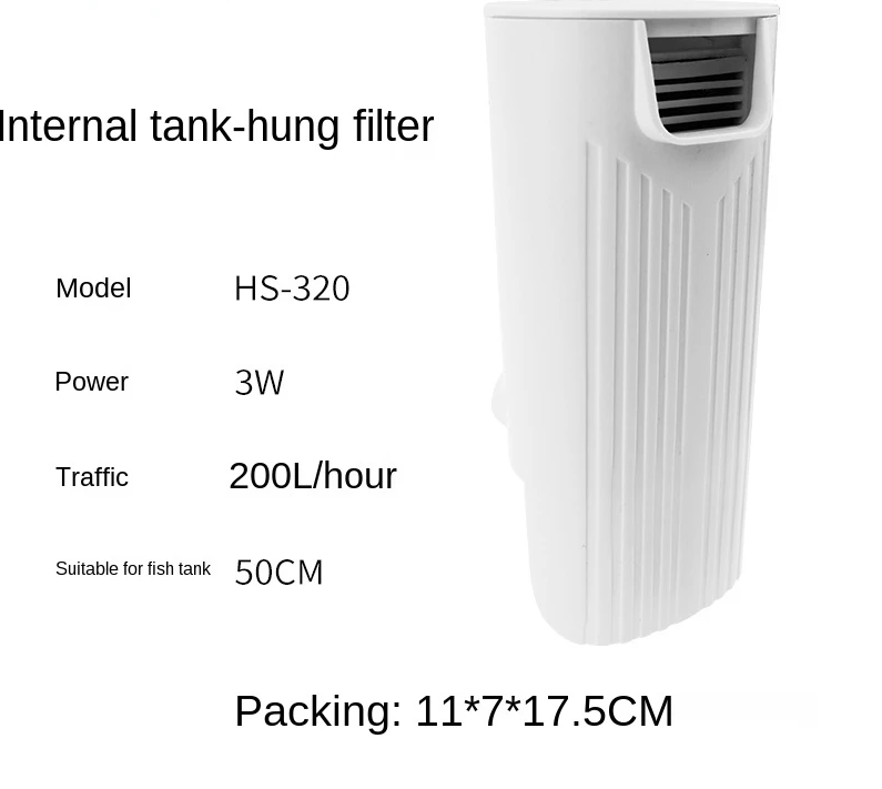 High-End Household Fish Tank Low Water Level Filter Turtle Filter Fish Tank Shallow Water Waterfall Filter Mute Filter Pump