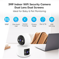 VSTARCAM 6MP 2K Dual Lens Cameras for Home Security, One-Touch Call, 5000mAh Battery Powered, AI Motion Detection, Color Night