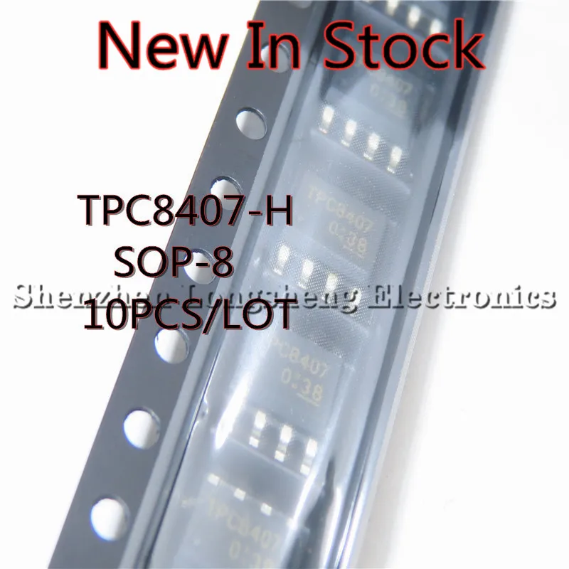 10PCS/LOT TPC8407 TPC8407-H SMD SOP-8 N/P-CH 30V 9A New In Stock Original