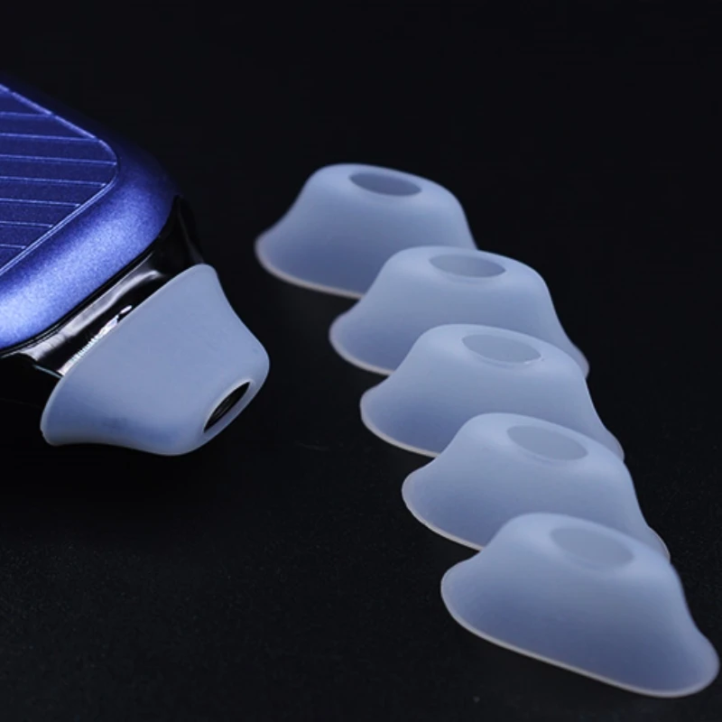 50/20/10pcs Transparent Silicone Mouthpiece Top Width 16mm for Disposable Flat interface Mod Kit Nozzle Head Cover Mouth Holder