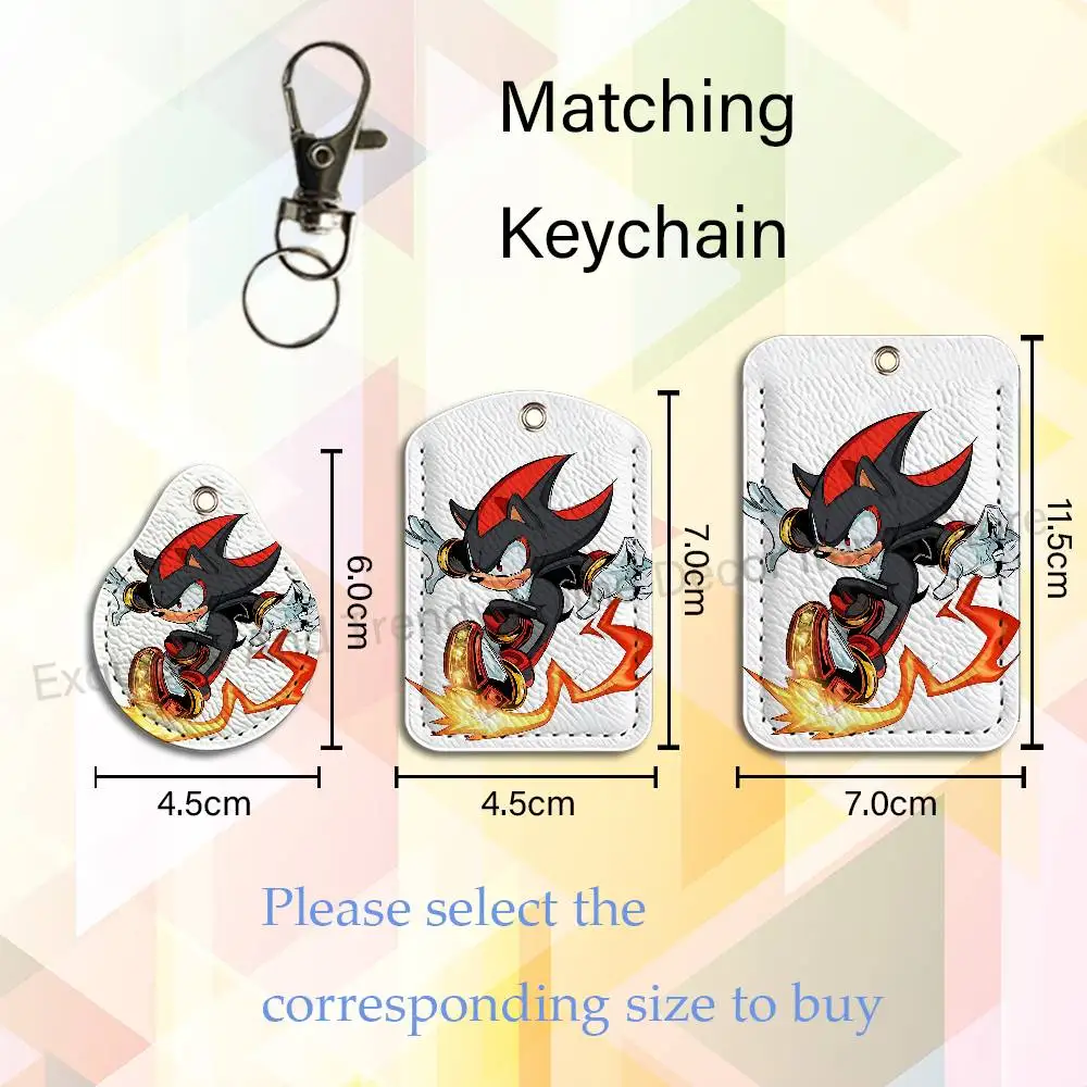 S-Shadow The H-Hedgehogs Holder Keychain For  Work Card Bank Business Holder Student Card Protective Case Bus Card view 6