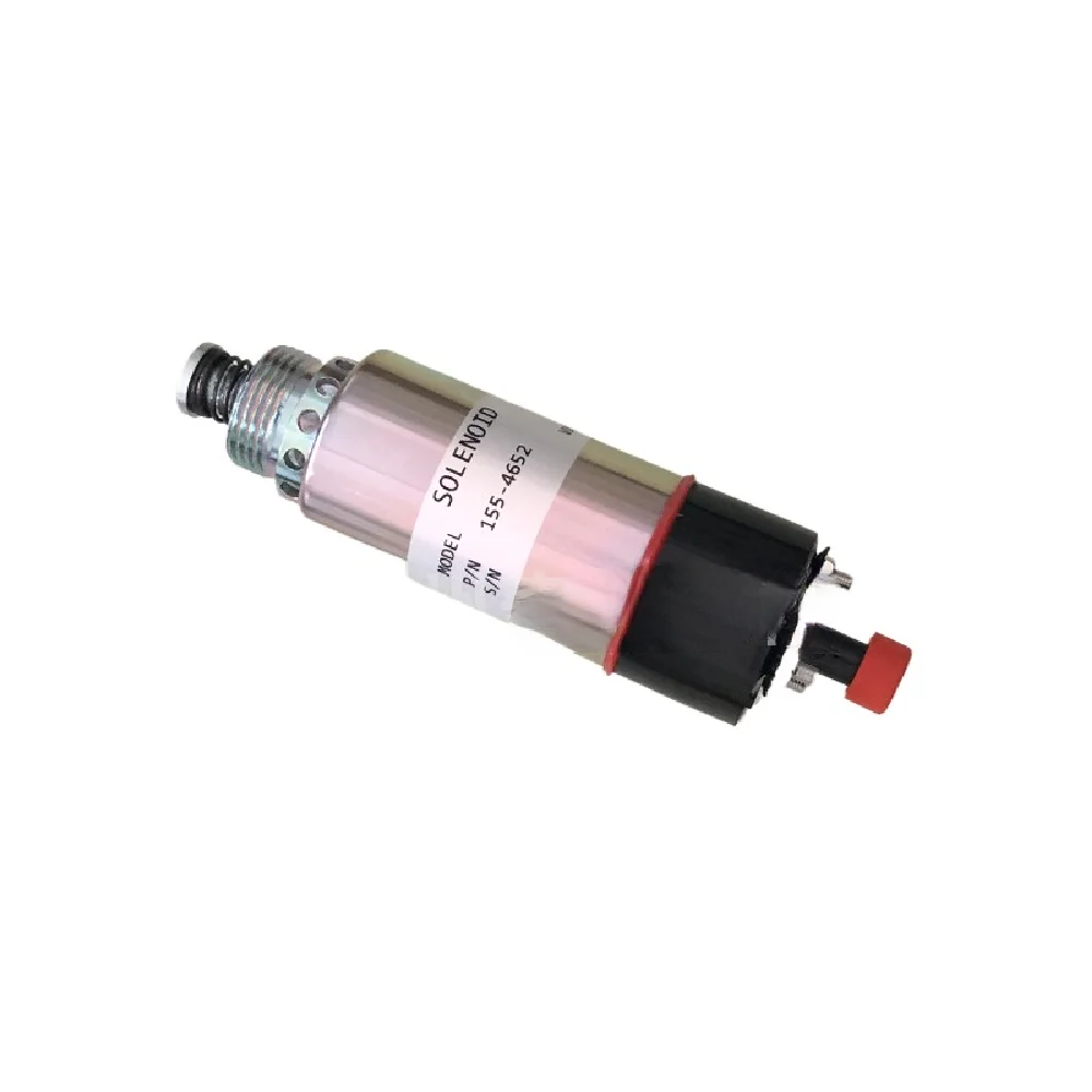 For  Caterpillar cat E325/B/C excavator  shut-off solenoid valve  motor oil cut-off valve 155-4652 Excavator accessories