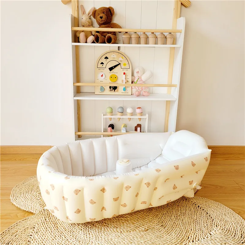 Baby Swimming Bathtub Children's Portable Travel Seat Baths Outdoor Inflatable Pool Kids Bathtub Newborn Swimming Pool 0 5 Years