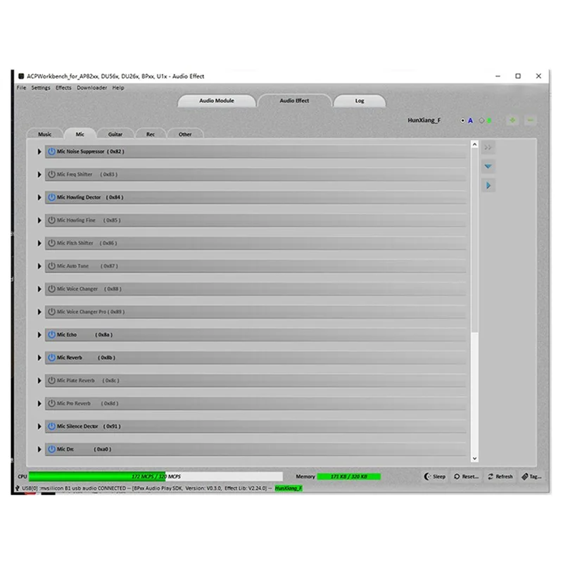 -ABGY para módulo de circuito de reverberación Digital DSP cambiador de voz Eq Control de adelgazamiento frecuencia cambio efecto mezclador efectos de sonido