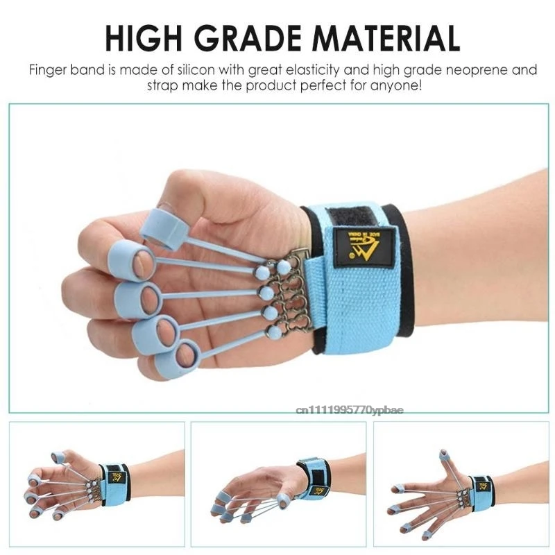 

Professional Hand Grip Strengthener Finger Exerciser & Wrist Trainer Kit - Multi-Force For Power Flexibility