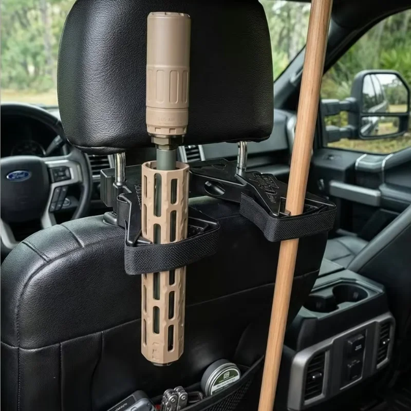 New Universal Seat Backrest Bracket Multifunctional Storage Rack Car Seat Headrest Bracket Mountain Climbing Pole Placement