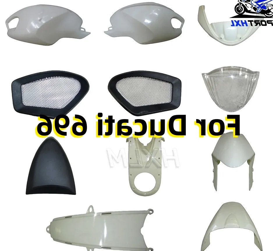 New ABS Fairing Kit - Motorcycle Fairings Kit Fit For Monster 696 796 795 1000 -2015 Bodywork Set ABS Injection New Pearl