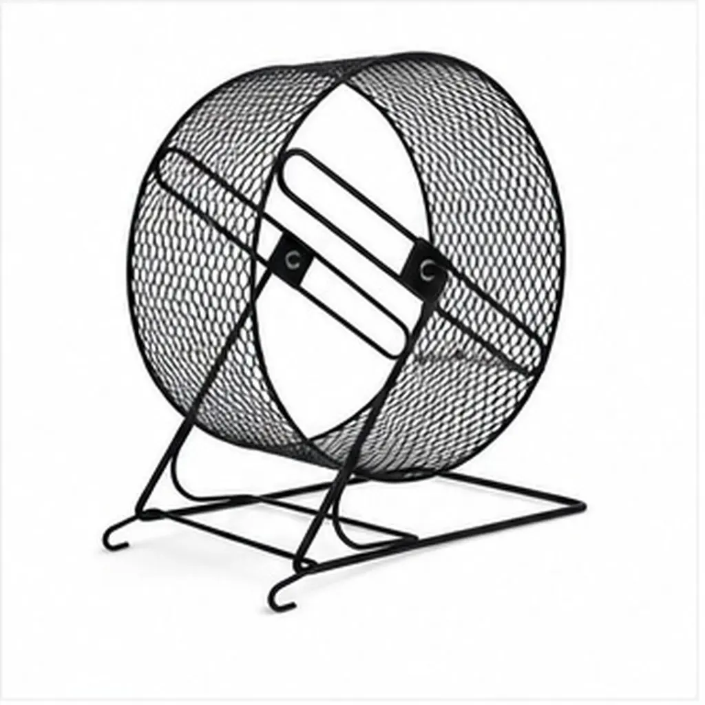 高品質な鉄製ハムスター用ランニングホイール。小型ペット（ハリネズミ、リス、チンチラなど）に最適。静音設計で、夜間の使用にも快適。