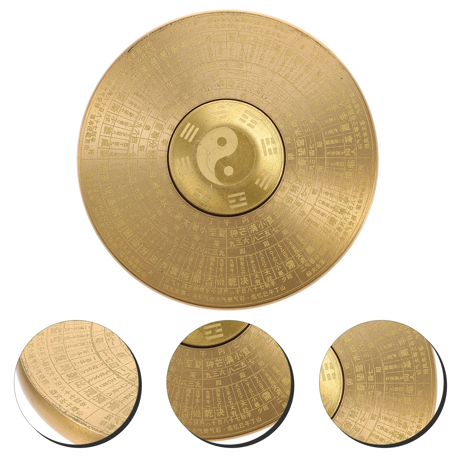 

Little Compass Stress Toy for Adults Gyro Small Fingertip Brass Gyroscope Fidget