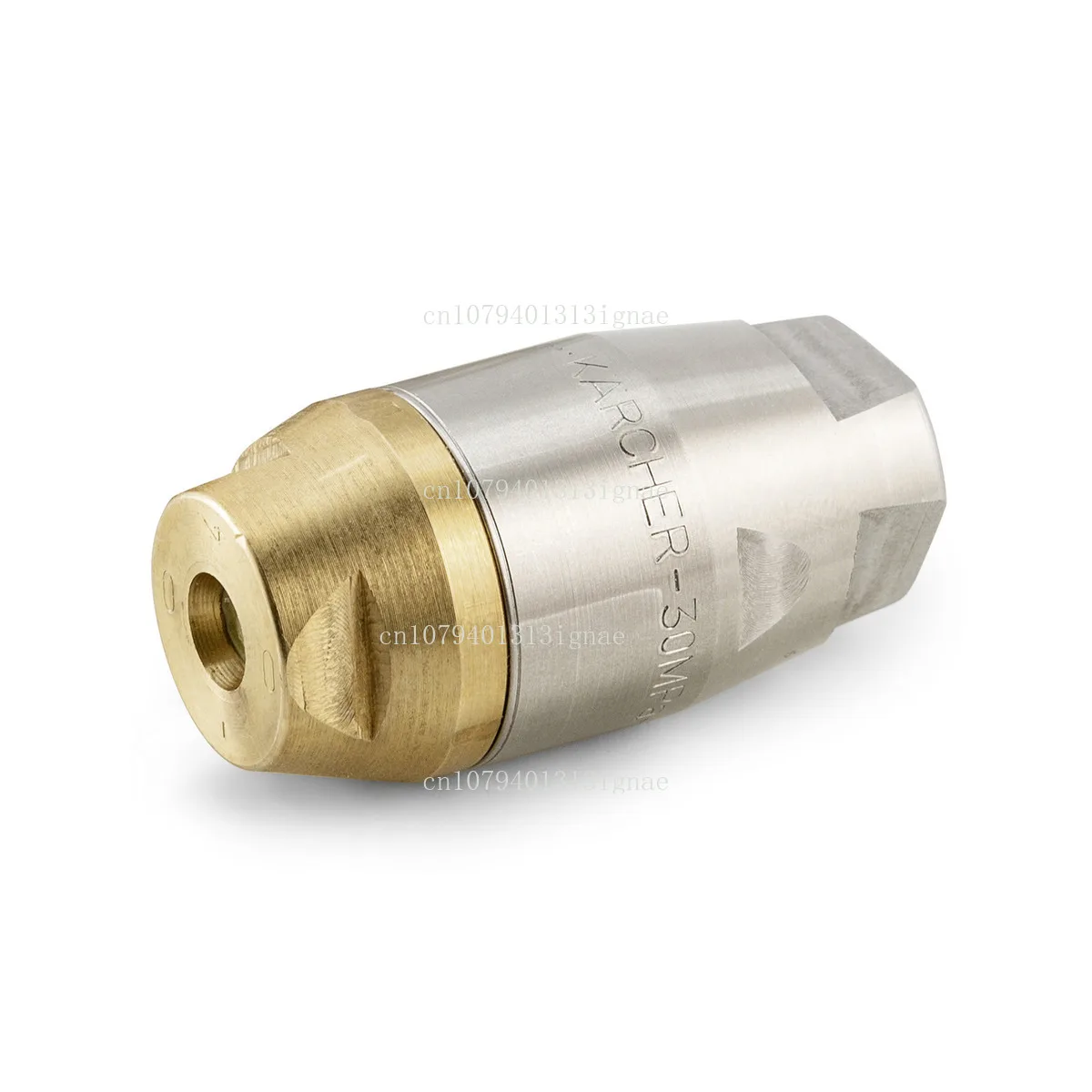 

Front rotating nozzle, rear three-hole pipe cleaning nozzle, cement oil agglomeration cleaning turbine nozzle