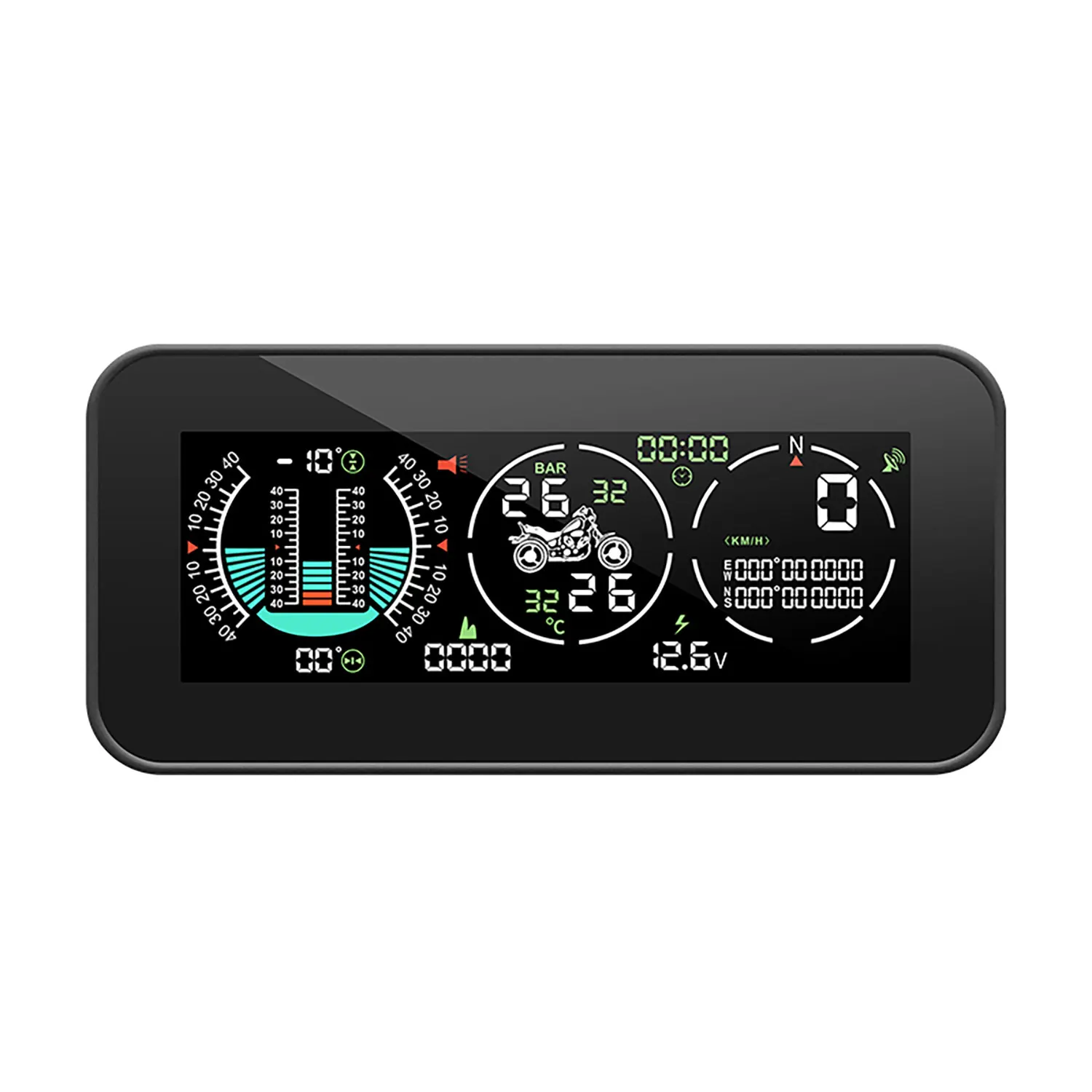 Hot F3 3-in-1 Universal LCD GPS Speedometer Altimeter Compass Cars Motorcycles Accurate Navigation Offroad Terrain Monitoring