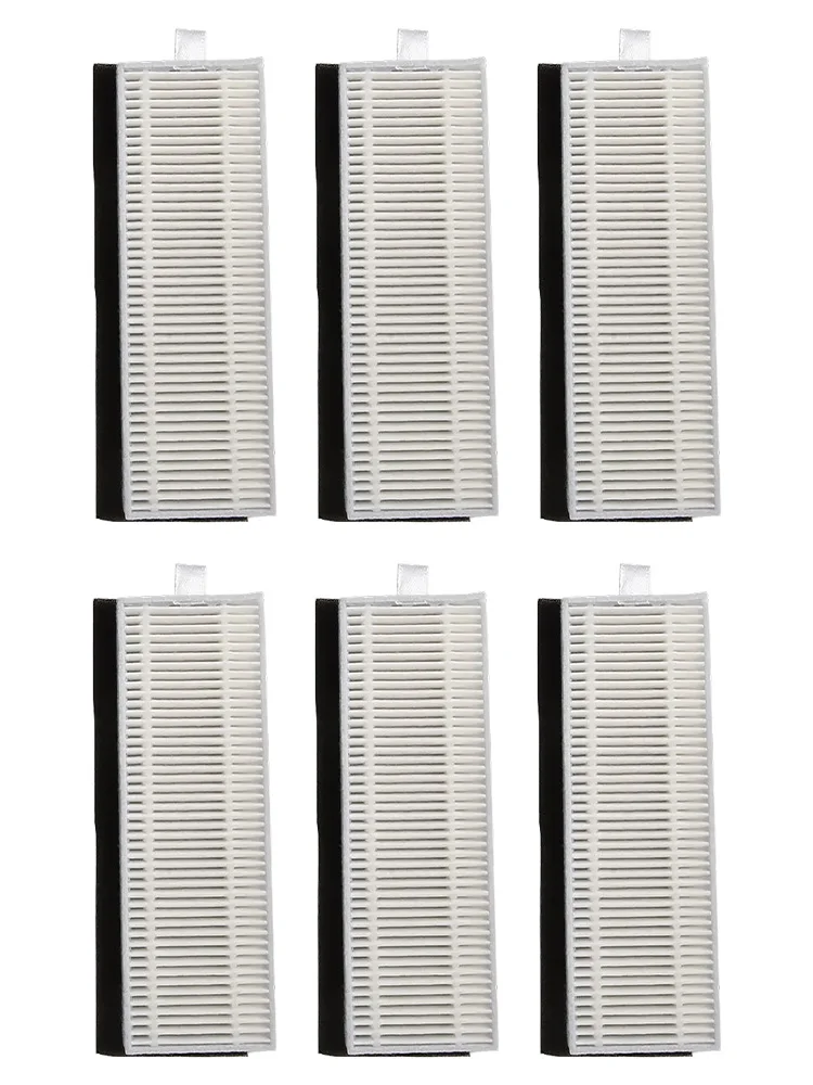 6pcs Vacuum Cleaner Filter For ILIFE V3x Robot Vacuum And Mop Vacuum Cleaner Filter Replace Spare Parts