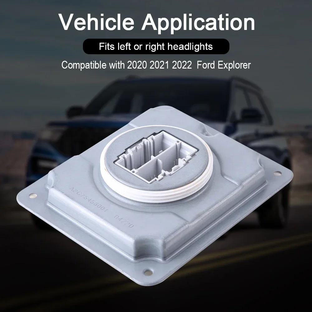 JX7B-13B626-AG Ballast LED Headlight Computer Driver Module Alert JX7B13B626AG for Ford Explorer 2020 2021 2022