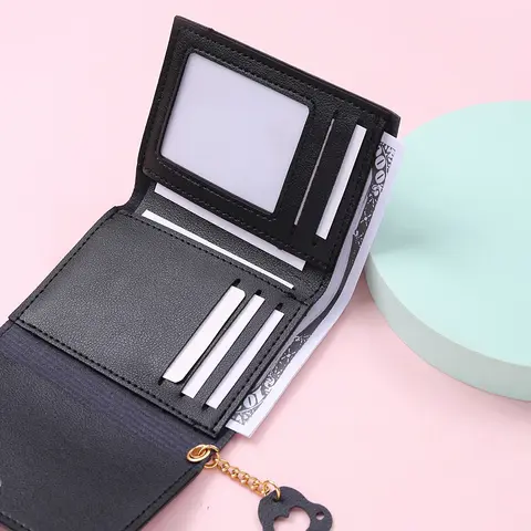 Dam Söt Kattplånbok Kvinna Liten Kort PU Läderväska Dam Korthållare Pengarväska Hasp Kreativ Mode Plånbok Flickor Gåva 10 best sales handväska flicka - №8