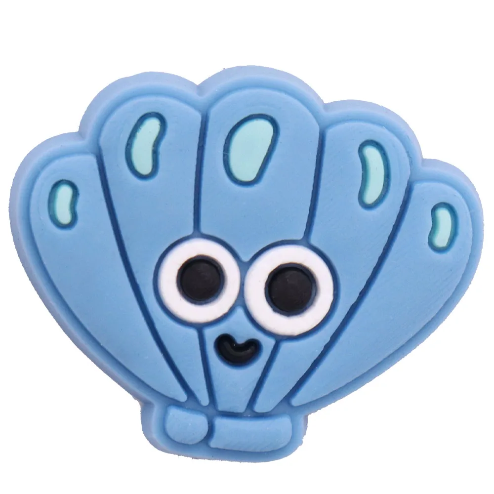 Mix 50 Stuks Pvc Schoen Bedels Zeester Krab Octopus Zeewier Koraal Shell Slippers Schoen Decoratie Gesp Klomp Diy Polsbandjes Kid Cadeau