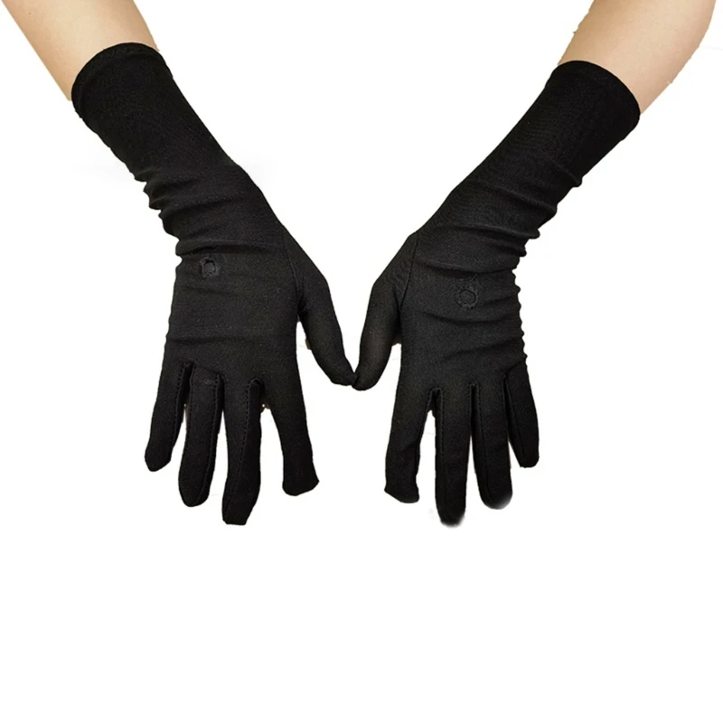 Islamic Arab Black Gloves for Women Sunproof Arm Covers Hand Gloves for Islams Dropshipping