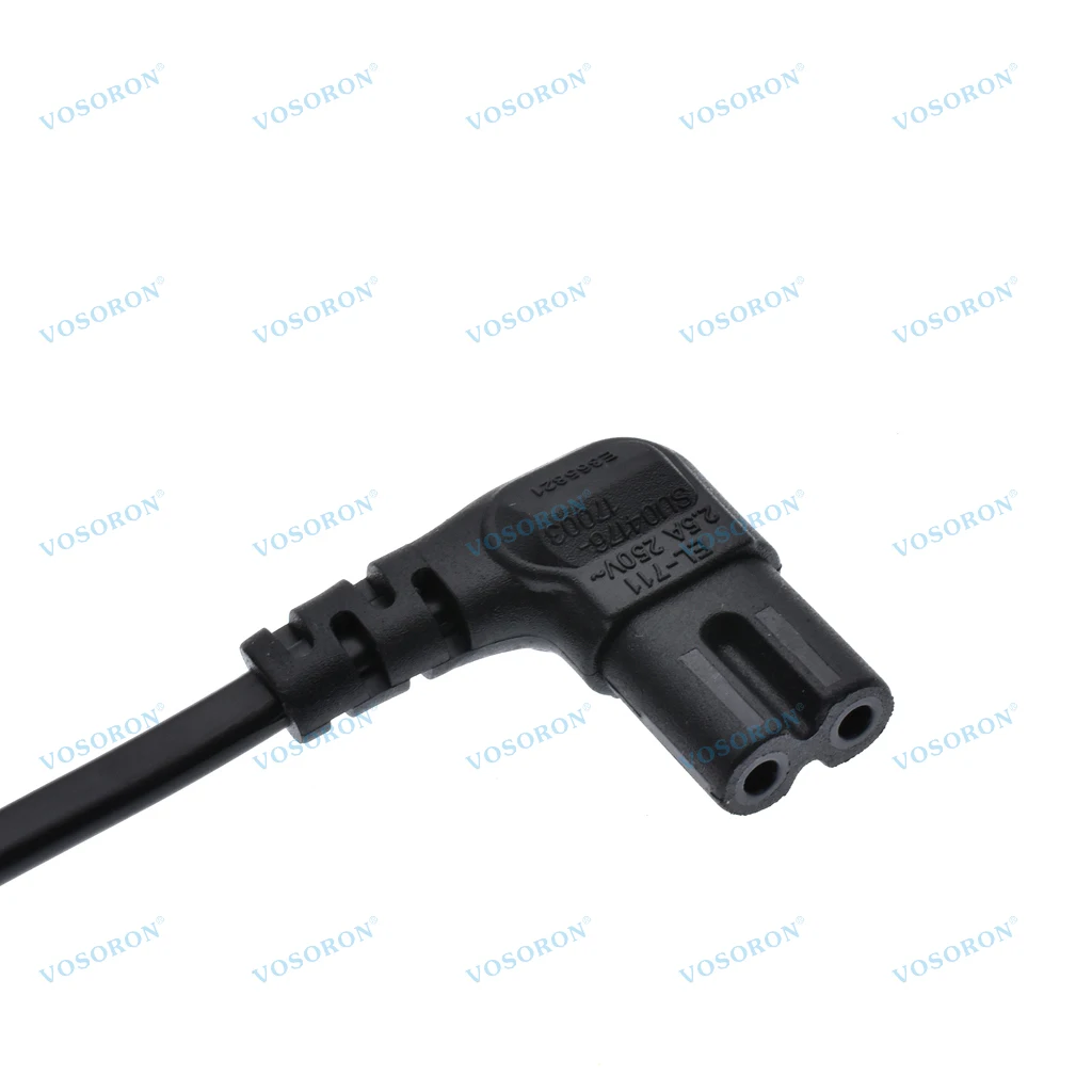 EU Schuko CEE7/16 to IEC320 C7 Angle Converter Angle Extension Cable for Samsung Philips Sony LED TV Figure8 AC Power Cord 1m~5m