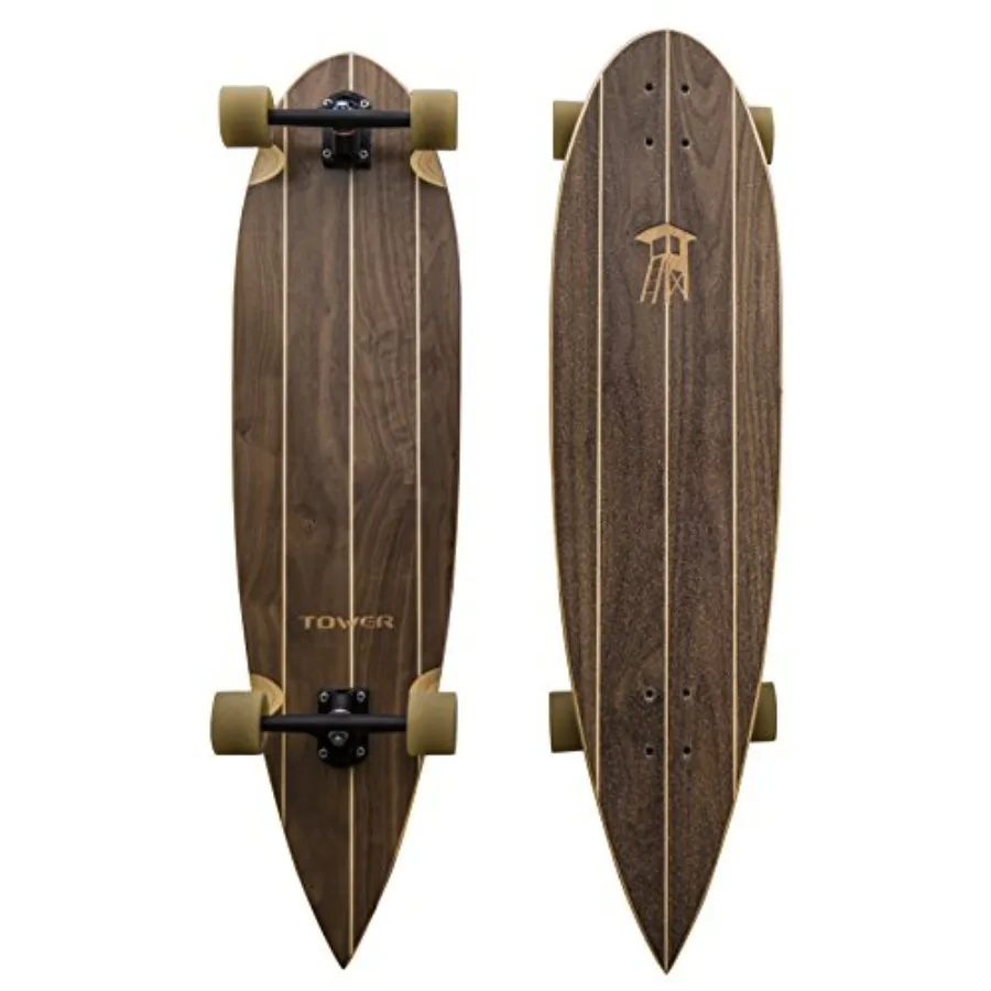 

Boardwalk Cruiser Pin Tail Longboard Skateboard