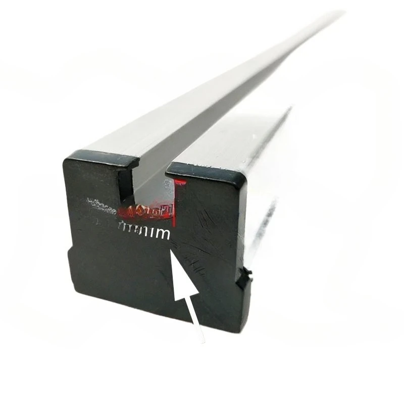 Aluminum alloy fluent strip slide rail roller track push table saw edge banding machine woodworking machinery accessories