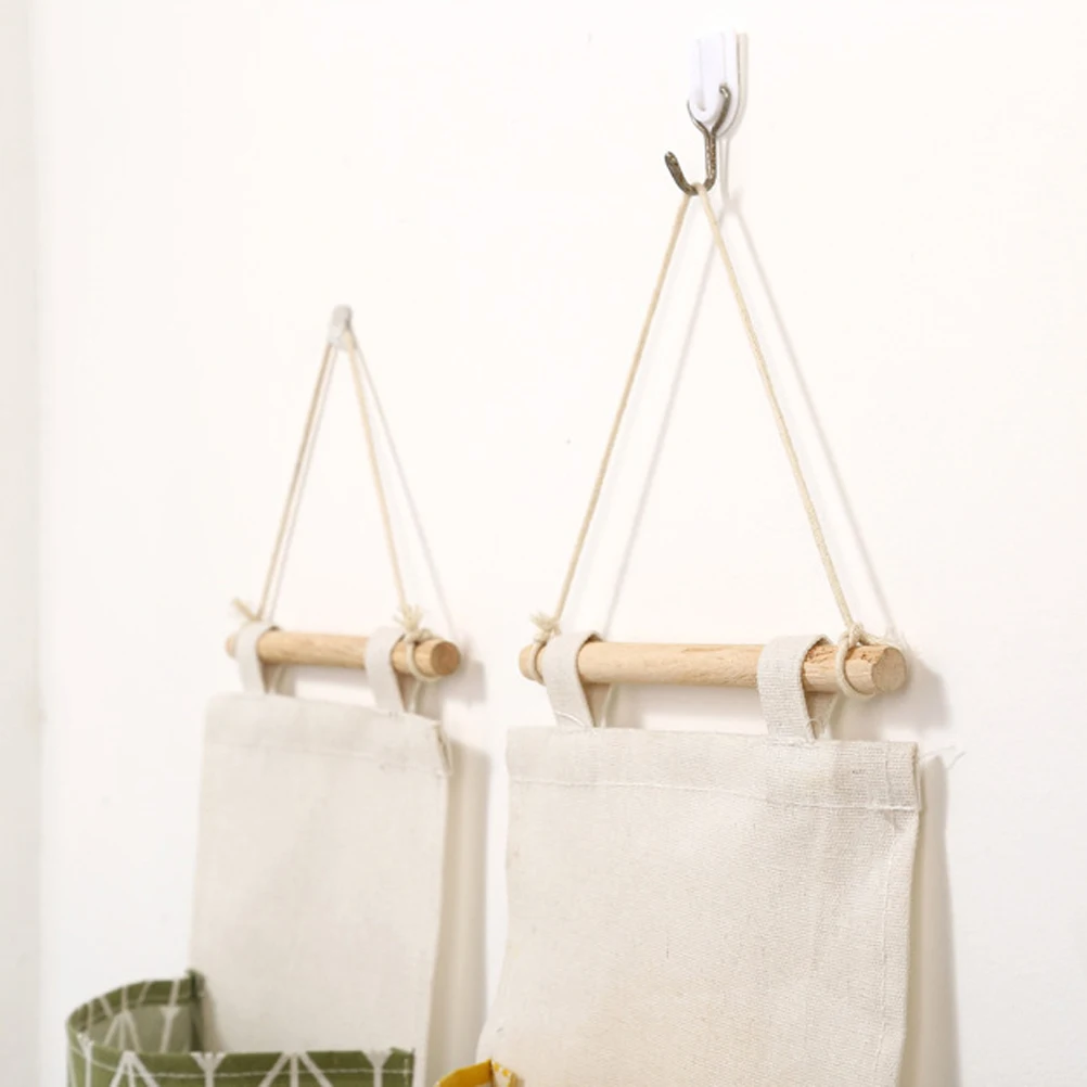 

3 Pockets Waterproof Hanging Bag Clothes Storage Shoe Organizer Underwear Bamboo Closet Bags Wardrobe