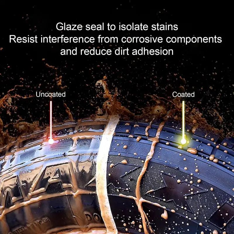 Cera brillante para neumáticos de larga duración, cera ennegrecida para neumáticos de coche, crema de restauración de vehículos, suministros de