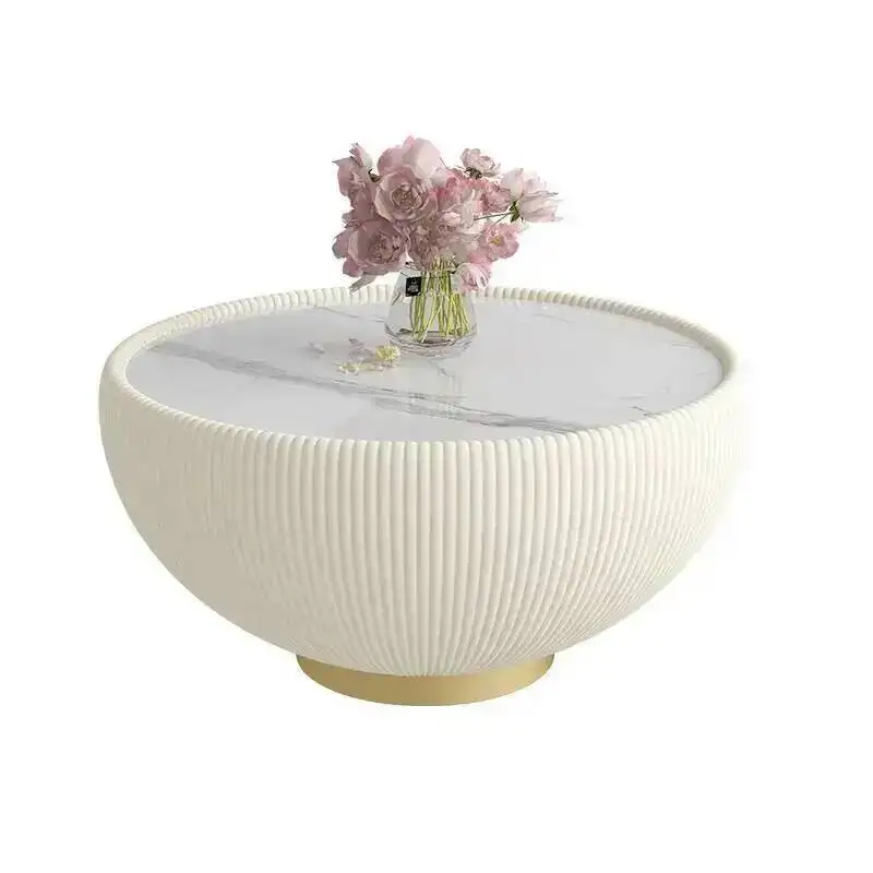 Tables Coffee Side Console Tea Makeup Nordic Coffee Table Round Modern Marble Desk Living Room Table Basse Library Furniture L
