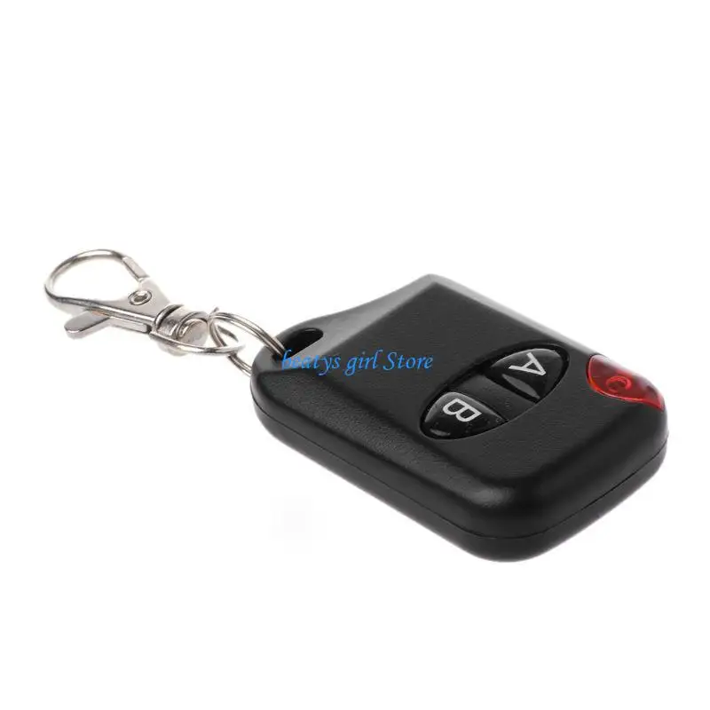 C7AB Universal 2 Buttons Garage Door Opener Remote Control 433MHZ Clone Fixed Learning Code for Gadgets Car