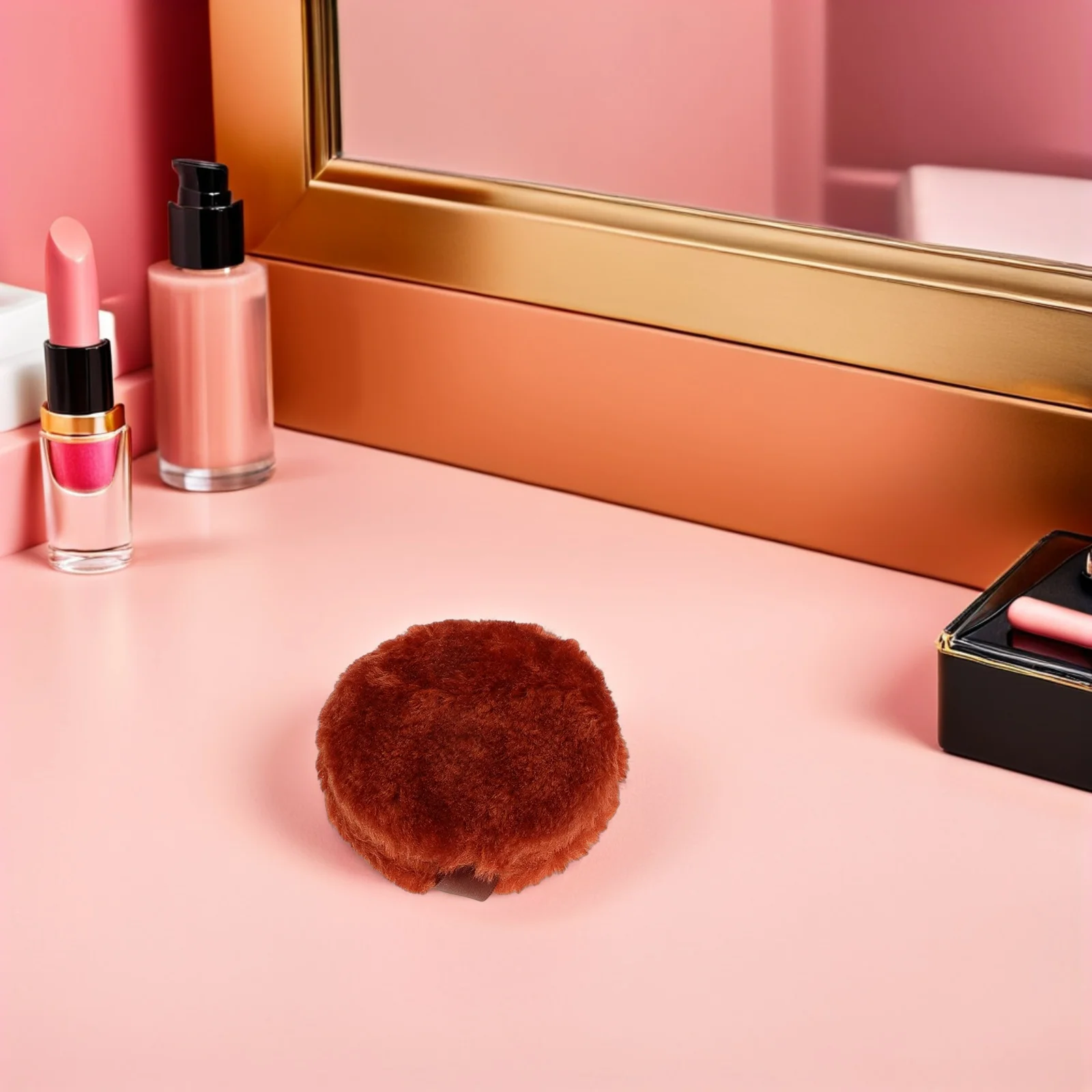 5 szt. Długie, miękkie puszki do pudru, aplikator do pudru sypkiego, do utrwalania makijażu, poduszka do podkładu, pudru, różu, miękka puszka do makijażu