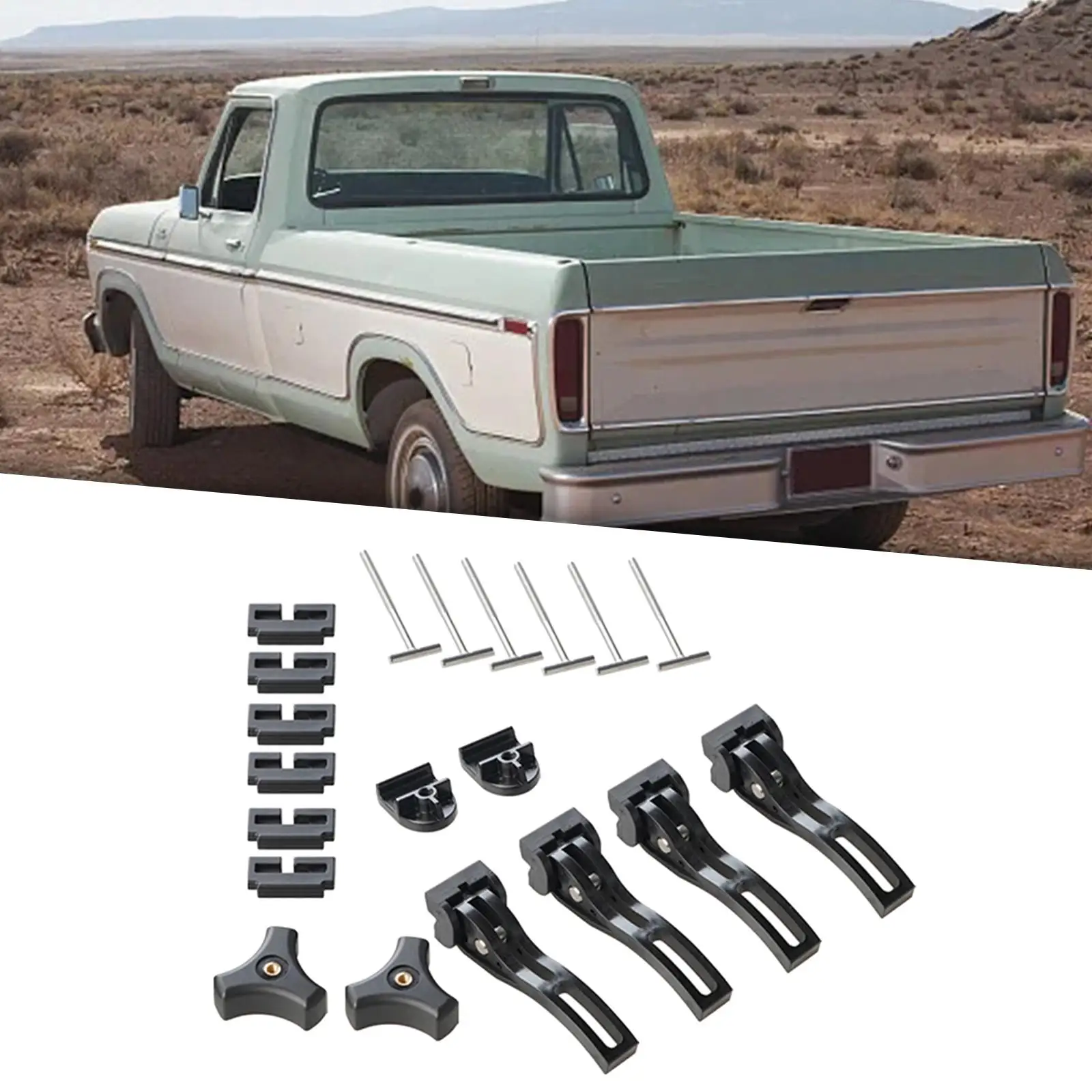Universal Pickup Carriage Rear Clamps Aluminum Bed Tool for Man Truck Accessories TGX