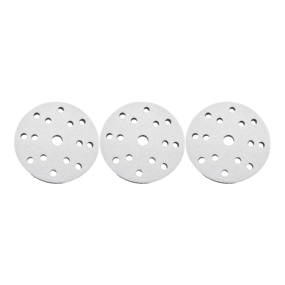 

3Pcs 6inch Sanding Disc Backing Pad 15 Hole Sponge Interface Pad Hook&Loop For Electric Grinder Sander Power Tools Parts