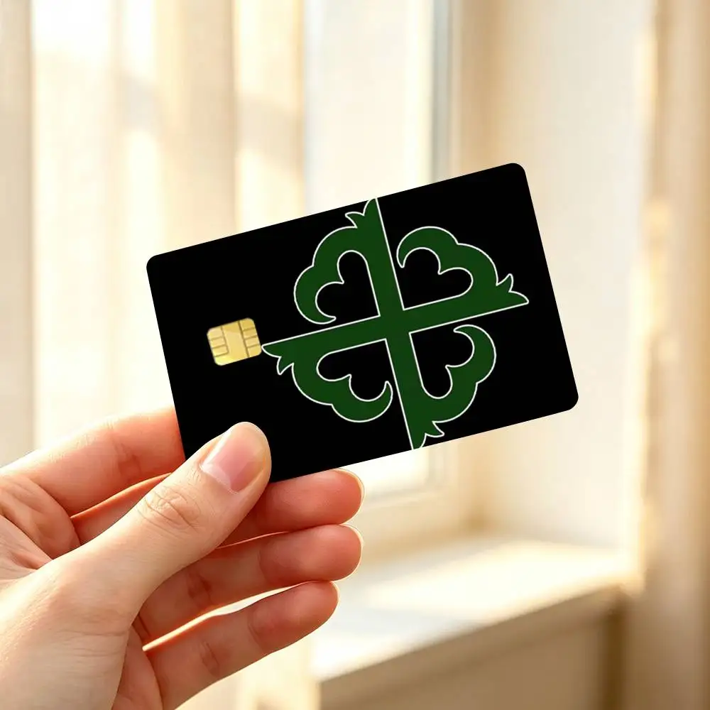 C-Chechen Emblem Style High Definition Matte PVC Film Tape | For Credit Card, Debit Card Stickers & Gift Decoration