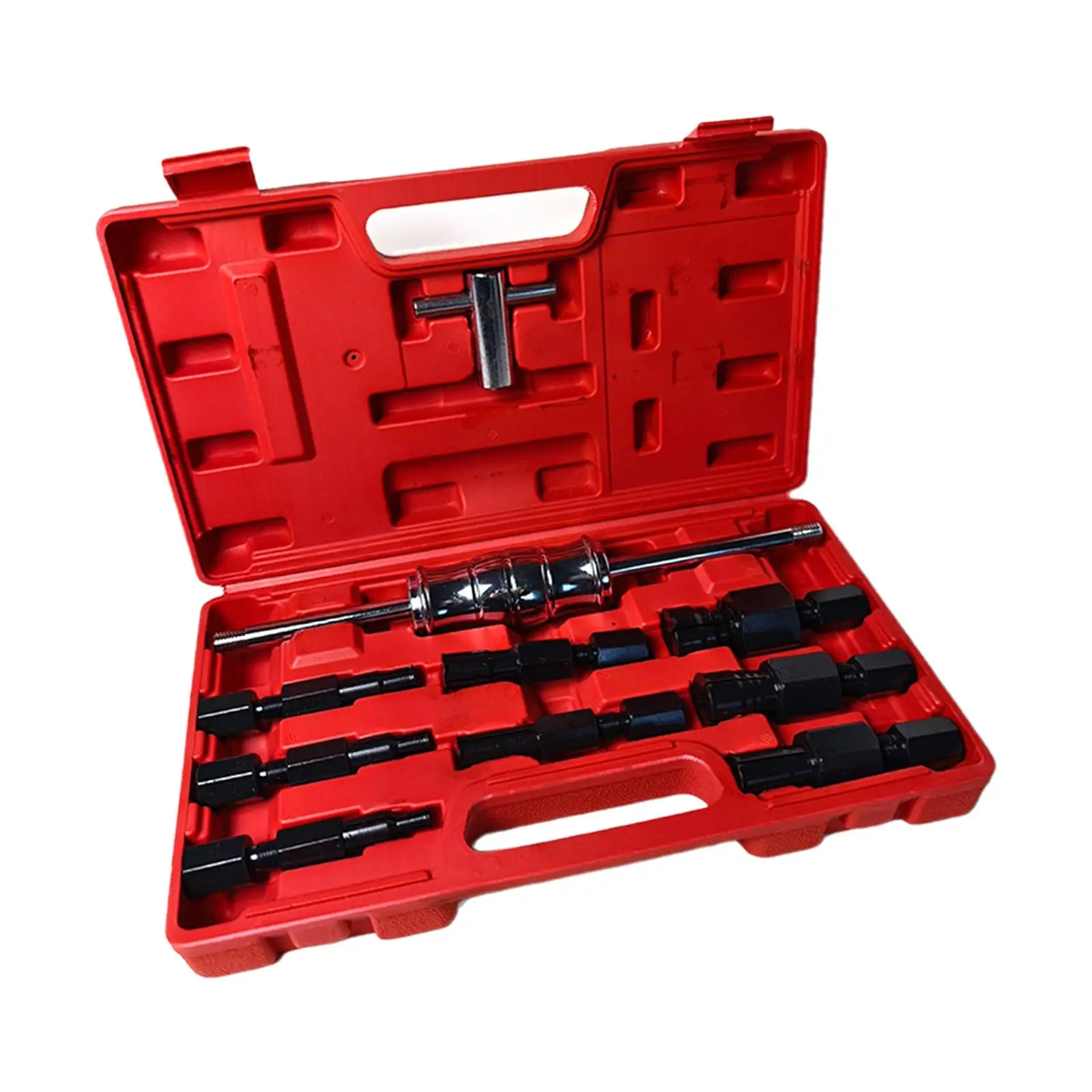 

9Pcs Bearing Removal Tool Set Multifunction Inner Hole Puller Removal Tool Bearing Extractor Slide Hammer Bearing Puller