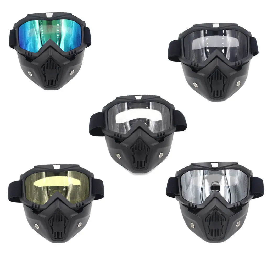 

Men Women Motorcycle Goggles Helmet Mask Plate Lens Otdoor Riding Glasses Off-road Mask Windshield