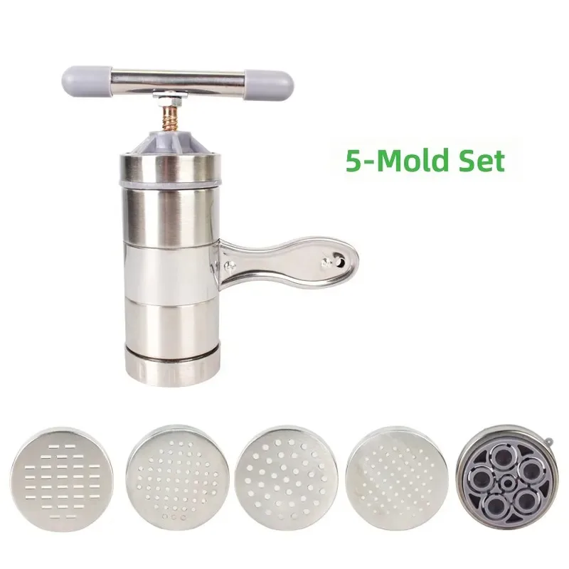 Manual Stainless Steel Noodle Press Small Family Hand Crank Noodle Machine Household Pasta Maker