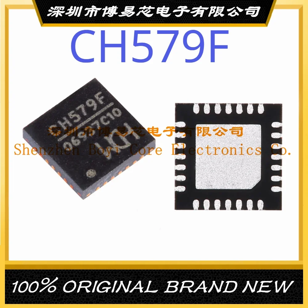 

CH579F Package QFN-28 ARM Cortex-M0 40MHz Flash Memory: 250KB RAM: 32KB New Original Genuine